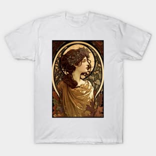 Roman Woman in Autumn T-Shirt